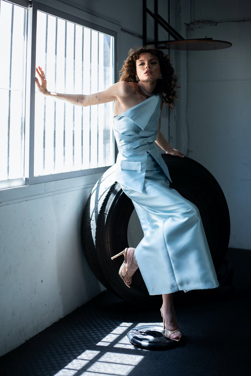 VESTIDO FOLD CIELO