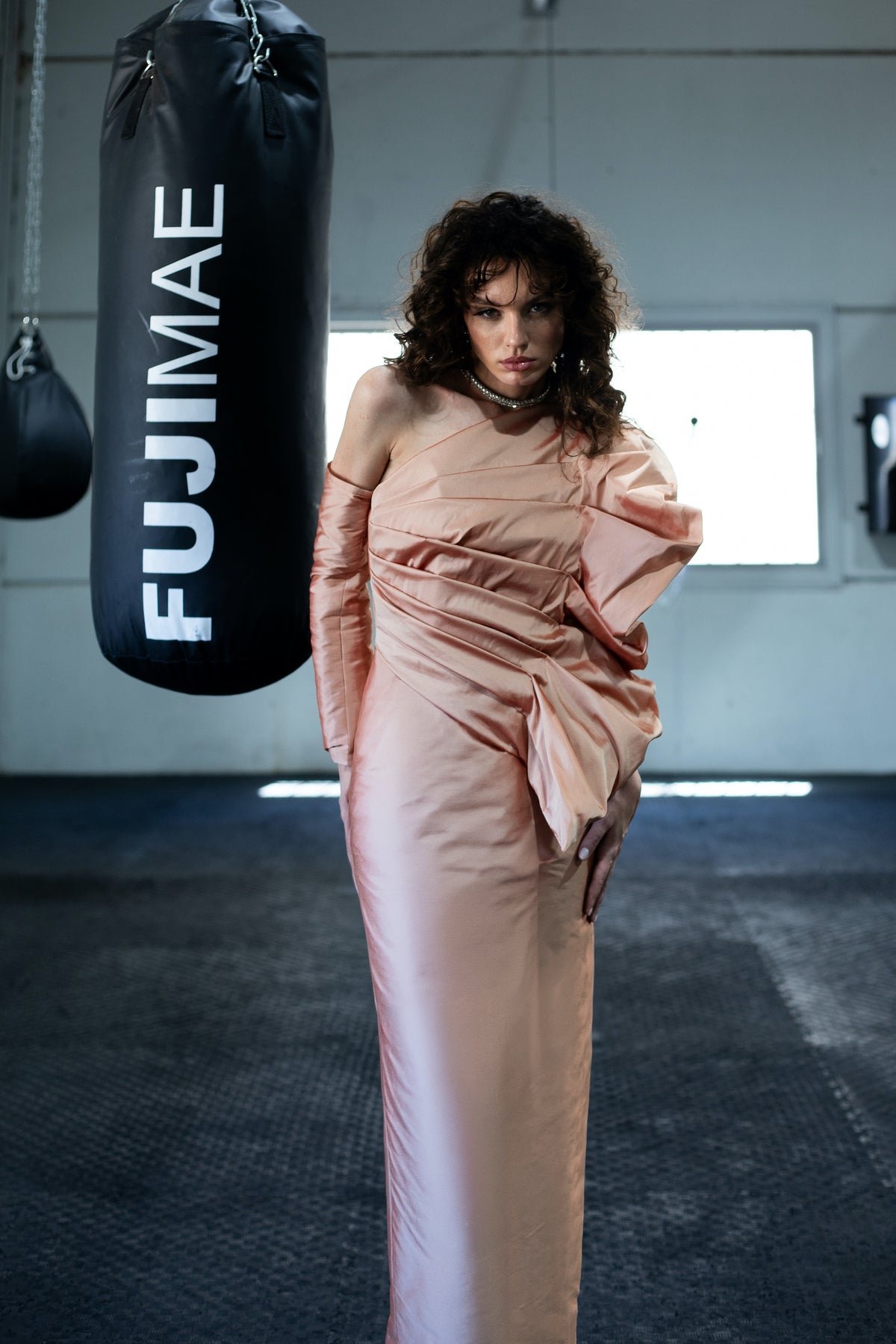 VESTIDO SAFIRA SALMON