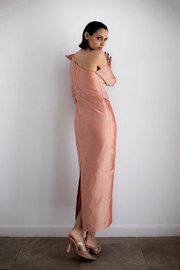 VESTIDO SAFIRA SALMON