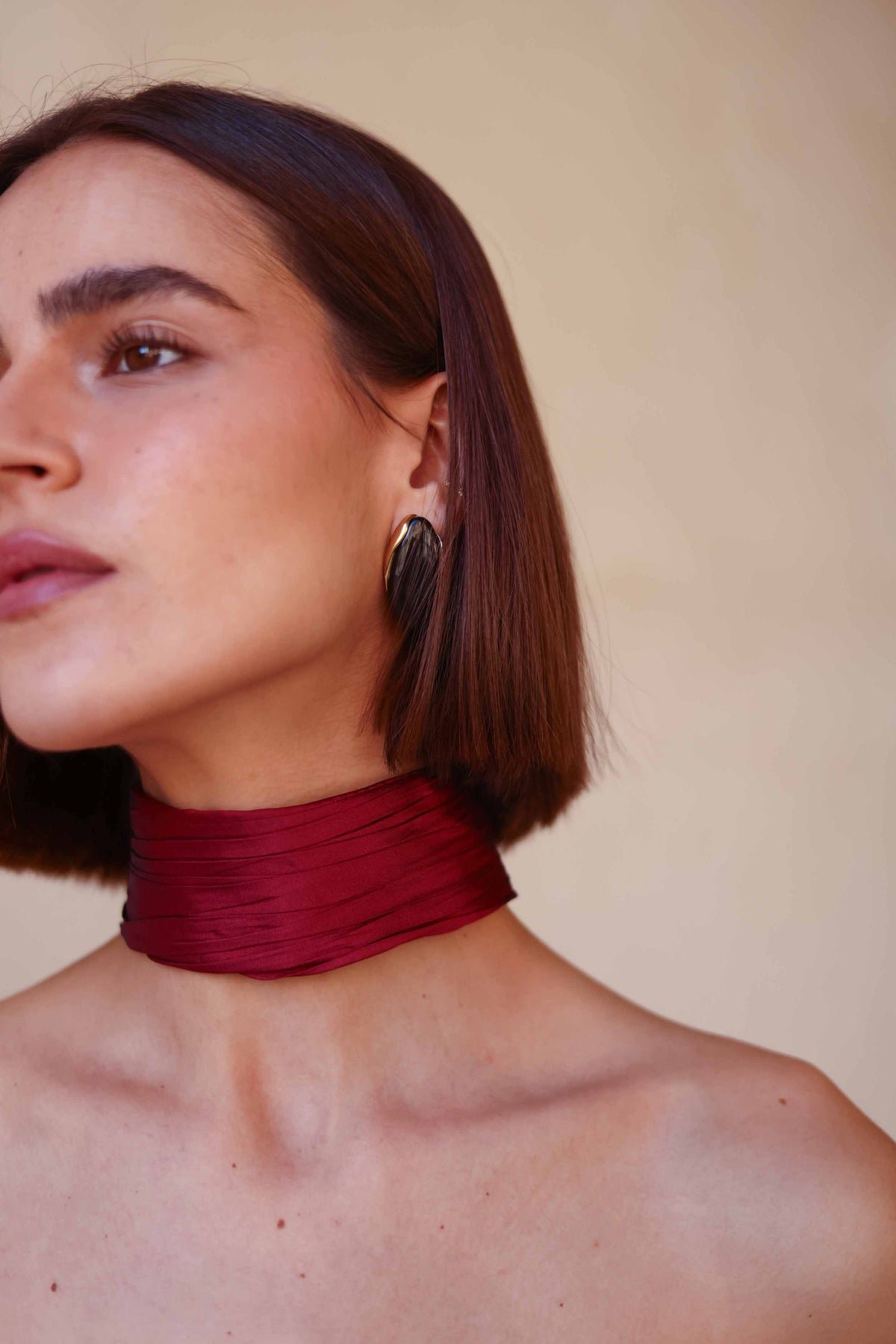 BURGUNDY OPAL DRESS